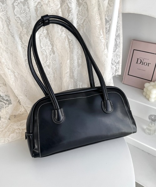 ✾ ルル ✾　ボストンショルダーバッグ　ハンドメイド セール】ロングハンドルボストンバッグ（ショルダーバッグ
