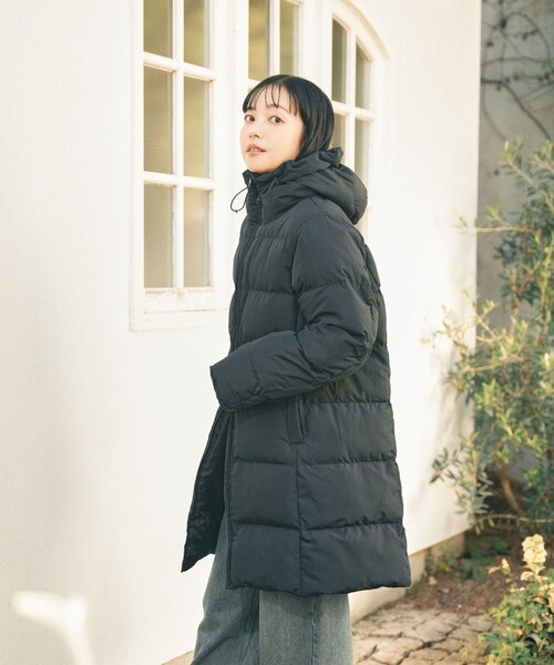 FREAK'S STORE｜Warm ファー付き ロングパフジャケット