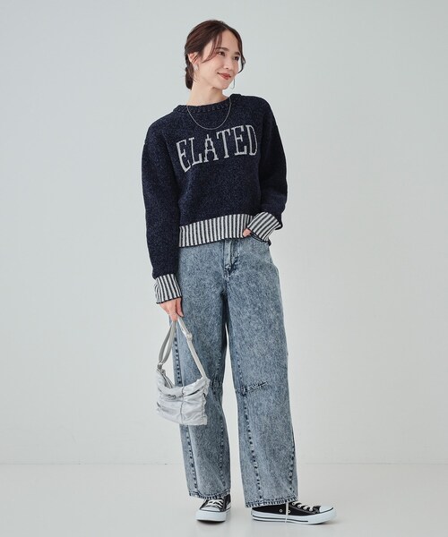 SHOO・LA・RUE（シューラルー）の「◆シャイニーくしゅくしゅショルダーバッグ（ショルダーバッグ・レディース・シルバー/ダークブラウン/グレー/ブラック・00）」の22枚目の写真