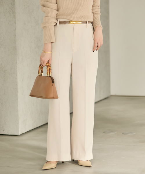 プラージュ washable straight パンツ 追加》washable straight パンツ（スラックス）｜Plage