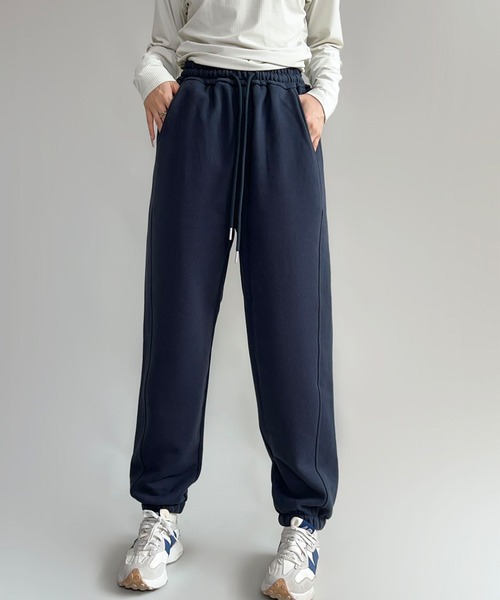 【セール】裏起毛スウェットジョガーパンツ（スウェットパンツ）｜aimoha（アイモハ）