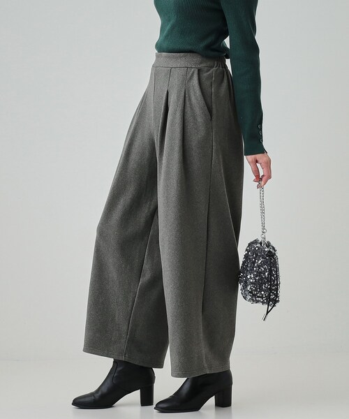 ★★お取置き品★★コムデギャルソンレディース　ストライプ グレー ガウチョパンツ お取置き品コムデギャルソンレディース ストライプ グレー ガウチョパンツ