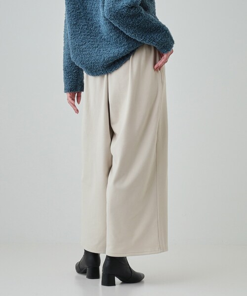 DRESKIP（ドレスキップ）の「◆【選べる着丈】あったかもちもちガウチョパンツ（その他パンツ・レディース・アイボリー/ブラック/ダークグレー/ネイビー・01/02/03/04/36/38/40/42）」の5枚目の写真
