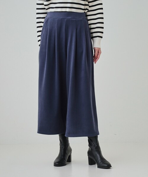 DRESKIP（ドレスキップ）の「◆【選べる着丈】あったかもちもちガウチョパンツ（その他パンツ・レディース・アイボリー/ブラック/ダークグレー/ネイビー・01/02/03/04/36/38/40/42）」の14枚目の写真