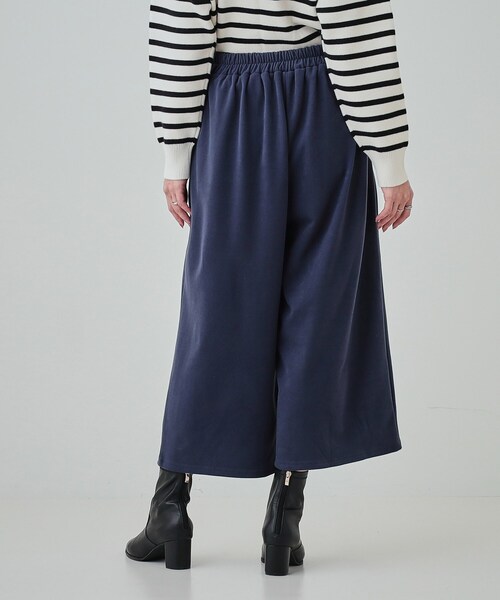 DRESKIP（ドレスキップ）の「◆【選べる着丈】あったかもちもちガウチョパンツ（その他パンツ・レディース・アイボリー/ブラック/ダークグレー/ネイビー・01/02/03/04/36/38/40/42）」の15枚目の写真