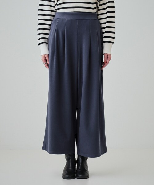 DRESKIP（ドレスキップ）の「◆【選べる着丈】あったかもちもちガウチョパンツ（その他パンツ・レディース・アイボリー/ブラック/ダークグレー/ネイビー・01/02/03/04/36/38/40/42）」の18枚目の写真