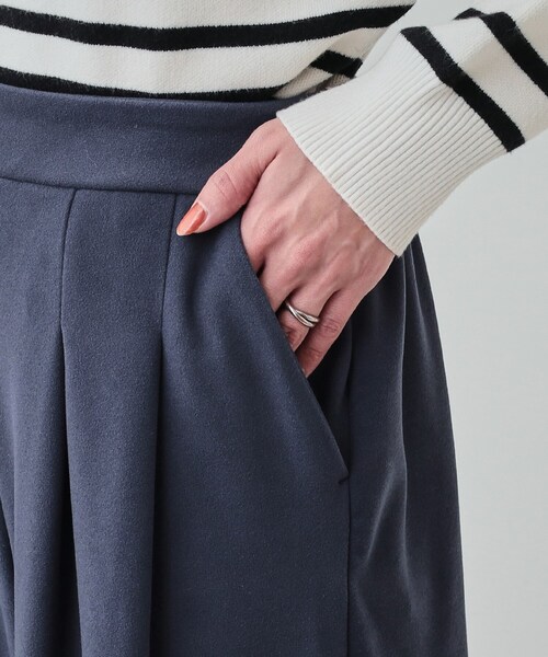 DRESKIP（ドレスキップ）の「◆【選べる着丈】あったかもちもちガウチョパンツ（その他パンツ・レディース・アイボリー/ブラック/ダークグレー/ネイビー・01/02/03/04/36/38/40/42）」の22枚目の写真