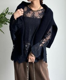 DouDou（ドゥドゥ）の「レースフレアブラウス（シャツ/ブラウス）」