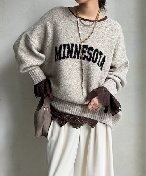 定番アイテム 着回し 新品 DOUDOU レースフレアブラウス オフホワイト DouDou ブラウス シャツ レースフレアブラウス レディース