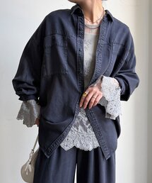 DouDou | レースフレアブラウス(シャツ/ブラウス)