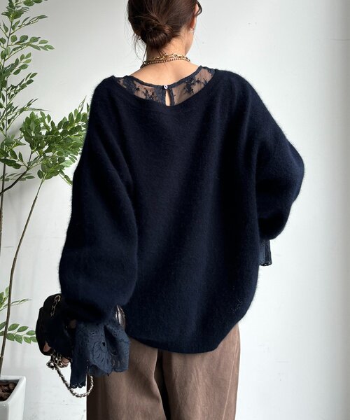 DouDou（ドゥドゥ）の「レースフレアブラウス（シャツ/ブラウス）」 - WEAR