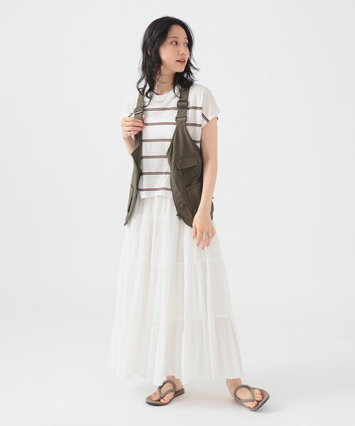 B:MING by BEAMS（ビーミングバイビームス）の「タクティカル ベスト（ベスト・レディース・ナチュラル/ダークグリーン・ONE SIZE）」の21枚目の写真