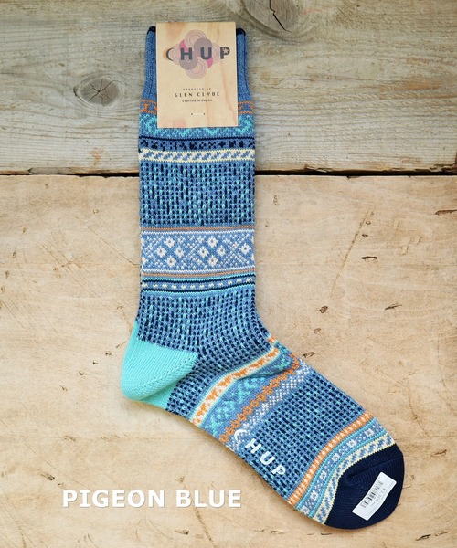 CHUP（チュプ）の「CHUP(チュプ) "SPRING STIPPLING(スプリングスティップリング)" ソックス　数量限定生産（ソックス/靴下・レディース・インディゴブルー/ベージュ/ブルー系その他/レッド・SMALL/MEDIUM）」の3枚目の写真