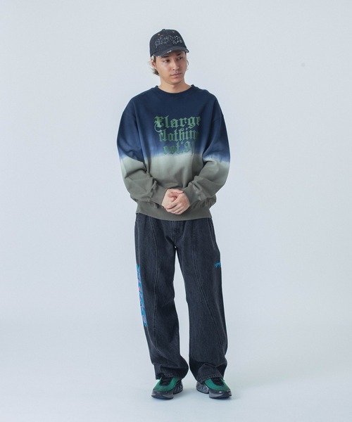 XLARGE(エクストララージ)の「【販売終了】PATCHED DENIM CAP(キャップ・メンズ・インディゴブルー/ブラック・ONE SIZE)」の8枚目の写真