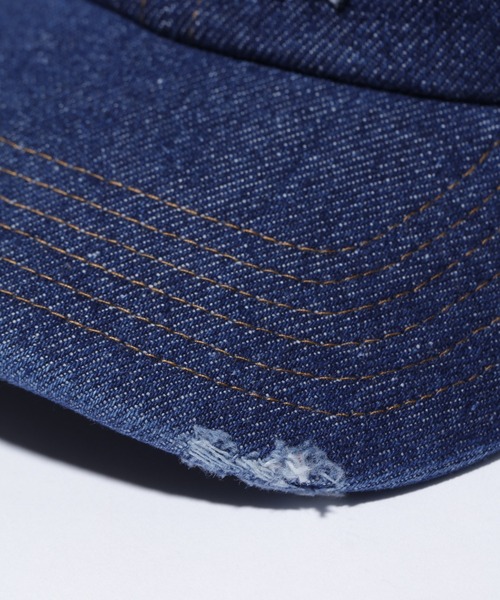 XLARGE(エクストララージ)の「【販売終了】PATCHED DENIM CAP(キャップ・メンズ・インディゴブルー/ブラック・ONE SIZE)」の15枚目の写真