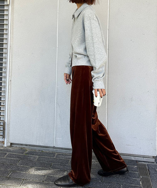 OUTDOOR PRODUCTS ベロアフレアパンツ ベロアフレアパンツ（スラックス）｜OUTDOOR PRODUCTS