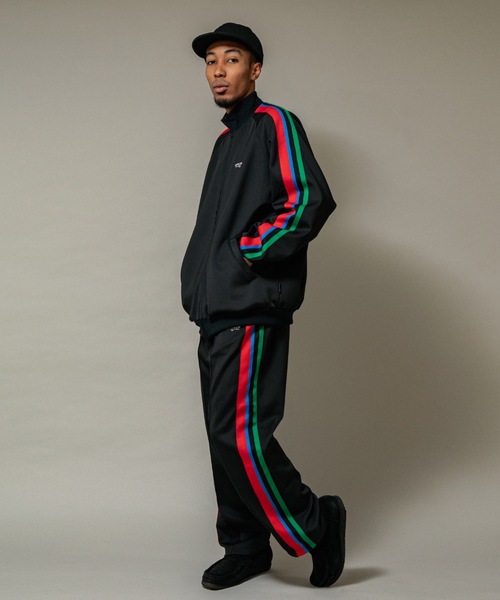 APPLEBUM（アップルバム）の「Psychedelic Line Track Pants（その他パンツ・メンズ・ブラック・MEDIUM/LARGE/X-LARGE）」の15枚目の写真