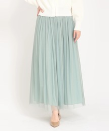 チュール*デシンリバーシブルスカート