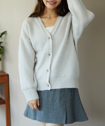 シャギーニットカーディガン MO33N02