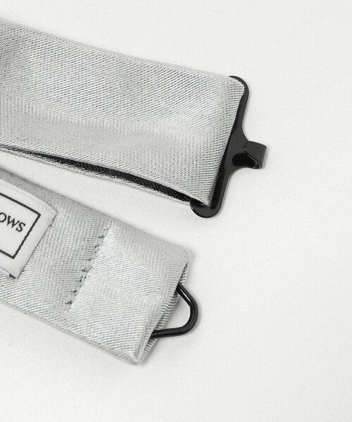 UNITED ARROWS（ユナイテッドアローズ）の「サテン ボウタイ（蝶ネクタイ・メンズ・ブラック/グレー/ネイビー/ライトピンク/シルバー・FREE）」の8枚目の写真