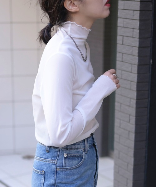 セール】ハイネックシアートップス（オケージョン/パーティー/結婚式