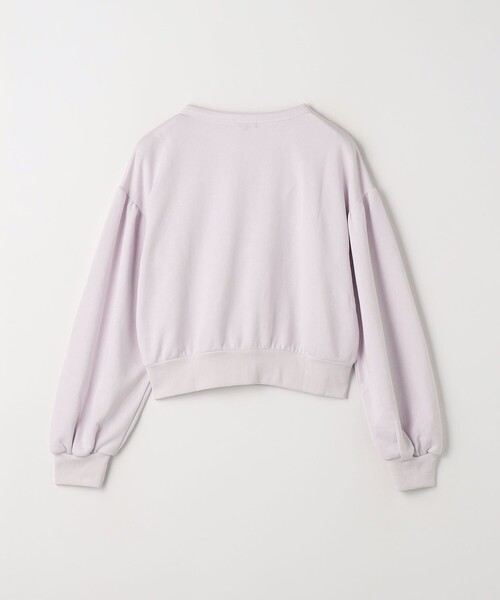 green label relaxing(グリーンレーベルリラクシング)の「裏毛 袖ボリューム スウェットカーディガン / キッズ 140cm-160cm(カーディガン/ボレロ・キッズ・ブラック/ライトグレー/レッド・160cm/150cm/140cm)」の4枚目の写真