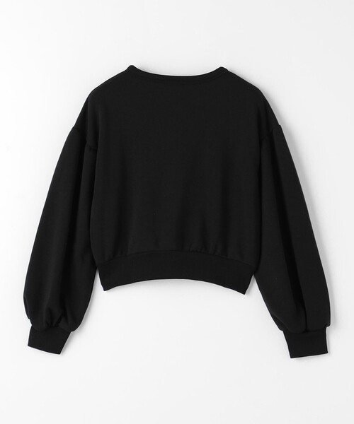 green label relaxing(グリーンレーベルリラクシング)の「裏毛 袖ボリューム スウェットカーディガン / キッズ 140cm-160cm(カーディガン/ボレロ・キッズ・ブラック/ライトグレー/レッド・160cm/150cm/140cm)」の8枚目の写真