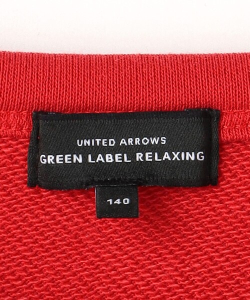 green label relaxing(グリーンレーベルリラクシング)の「裏毛 袖ボリューム スウェットカーディガン / キッズ 140cm-160cm(カーディガン/ボレロ・キッズ・ブラック/ライトグレー/レッド・160cm/150cm/140cm)」の14枚目の写真
