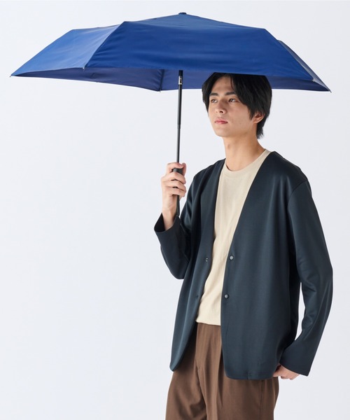 FLO(A)TUS（フロータス）の「折りたたみ傘 超撥水 UVカット 無地 ”フロータス 自動開閉”（折りたたみ傘・レディース・ライトグリーン/ブラック/ライトグレー/ダークブルー/ベビーピンク/オフホワイト・FREE）」の6枚目の写真