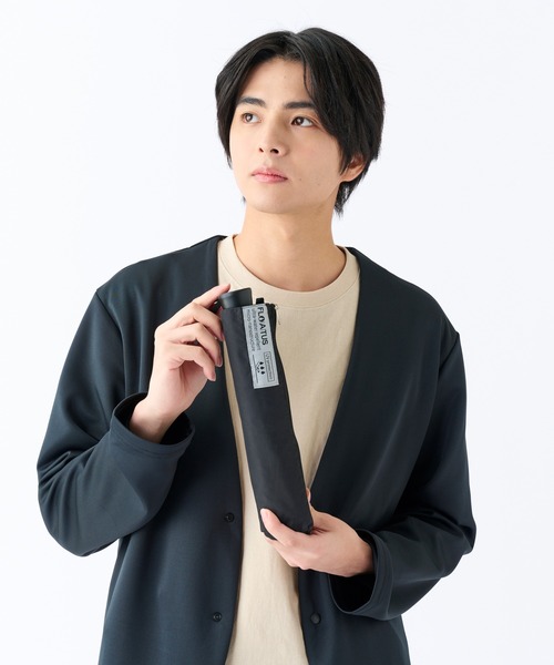 FLO(A)TUS（フロータス）の「折りたたみ傘 超撥水 UVカット 無地 ”フロータス 自動開閉”（折りたたみ傘・レディース・ライトグリーン/ブラック/ライトグレー/ダークブルー/ベビーピンク/オフホワイト・FREE）」の12枚目の写真