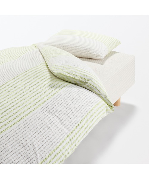 綿 サッカー織 まくらカバー 43×63cm用（寝具）｜無印良品