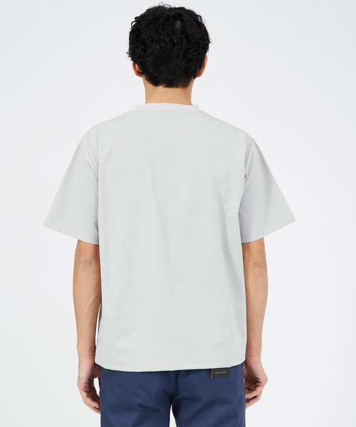 ABAHOUSE GRAY（アバハウスグレイ）の「【ロゴ刺繍】ワンポイント 半袖 Tシャツ（Tシャツ/カットソー・メンズ・サックスブルー/ホワイト/ブラック/グレイッシュベージュ・46/48）」の16枚目の写真