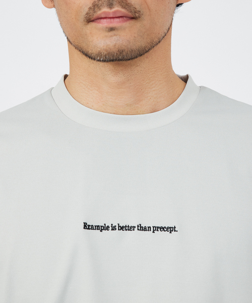 ABAHOUSE GRAY（アバハウスグレイ）の「【ロゴ刺繍】ワンポイント 半袖 Tシャツ（Tシャツ/カットソー・メンズ・サックスブルー/ホワイト/ブラック/グレイッシュベージュ・46/48）」の17枚目の写真