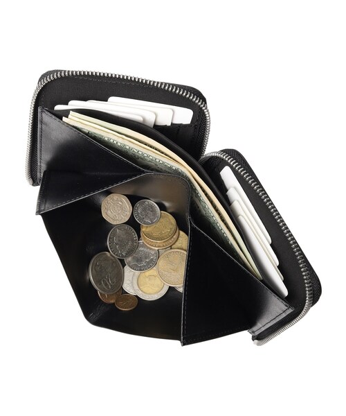 HIROKO HAYASHI（ヒロコハヤシ）の「OSSO VIVO（オッソ ヴィーヴォ）ファスナー式二つ折り財布（財布・レディース・ブロンズ・00）」の9枚目の写真