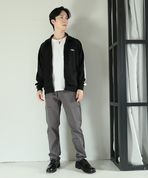TopIsm(トップイズム)の「【2025】1本ラインラグラン フルジップスタンド トラックジャケット(ジャージ・メンズ・ブラック/グリーン/グレー・LL/L/M)」の19枚目の写真