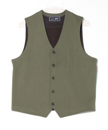 BRICK HOUSE by TOKYO SHIRT | 前身カット ニットジレ ワッフル(ベスト)