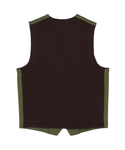 BRICK HOUSE by TOKYO SHIRT(ブリックハウス)の「前身カット ニットジレ ワッフル(ベスト・メンズ・ネイビー/カーキ/チャコール・LL/M/L/XL)」の10枚目の写真
