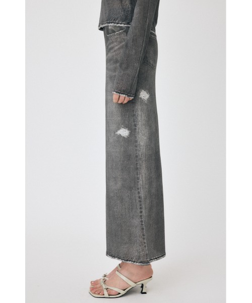 MOUSSY（マウジー）の「【セットアップ対応】DENIM PRINT TRANSPARENT スカート（スカート・レディース・ブルー/ブラック・FREE）」の9枚目の写真