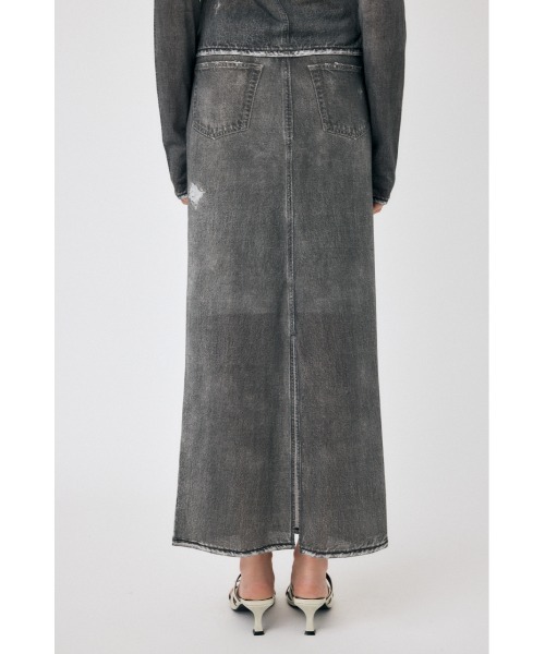 MOUSSY（マウジー）の「【セットアップ対応】DENIM PRINT TRANSPARENT スカート（スカート・レディース・ブルー/ブラック・FREE）」の10枚目の写真