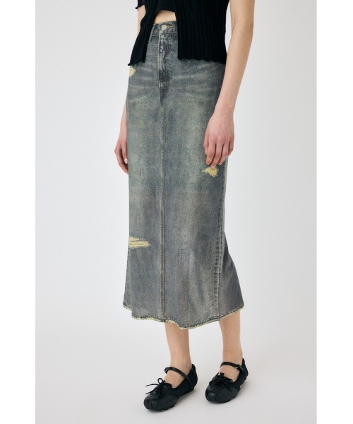 MOUSSY（マウジー）の「【セットアップ対応】DENIM PRINT TRANSPARENT スカート（スカート・レディース・ブルー/ブラック・FREE）」の19枚目の写真