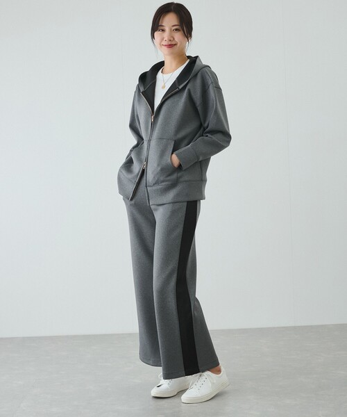 Jayro(ジャイロ)の「ダンボールジップフーディー(パーカー・レディース・チャコールグレー/ブラック/ダークブラウン/ホワイト系その他・FREE)」の22枚目の写真