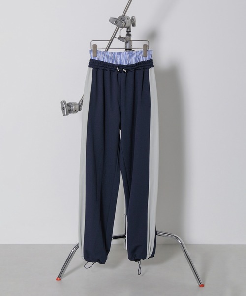 ROSE BUD（ローズバッド）の「ダブルウエストラインパンツ（その他パンツ・レディース・ホワイト/ネイビー・ONE SIZE）」の17枚目の写真