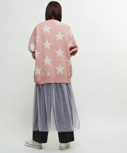 CONVERSE TOKYO(コンバーストウキョウ)の「STAR★ JACQUARD PULLOVER KNIT(ニット/セーター・レディース・サックスブルー/ピンク/杢グレー・MEDIUM/SMALL)」の10枚目の写真