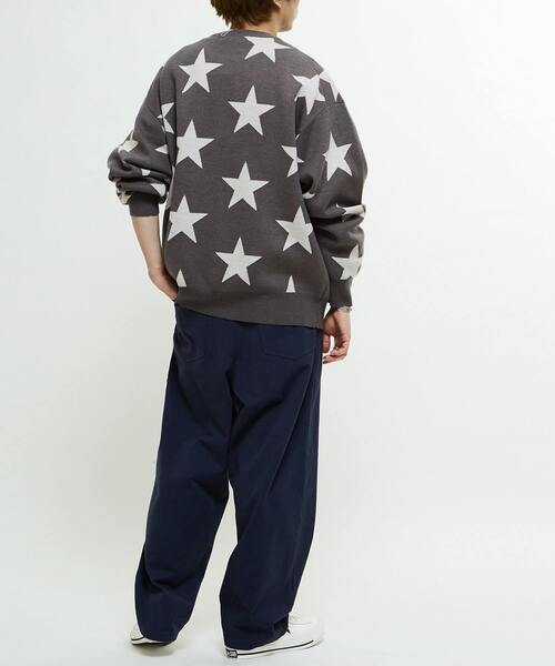 CONVERSE TOKYO(コンバーストウキョウ)の「STAR★ JACQUARD PULLOVER KNIT(ニット/セーター・レディース・サックスブルー/ピンク/杢グレー・MEDIUM/SMALL)」の6枚目の写真
