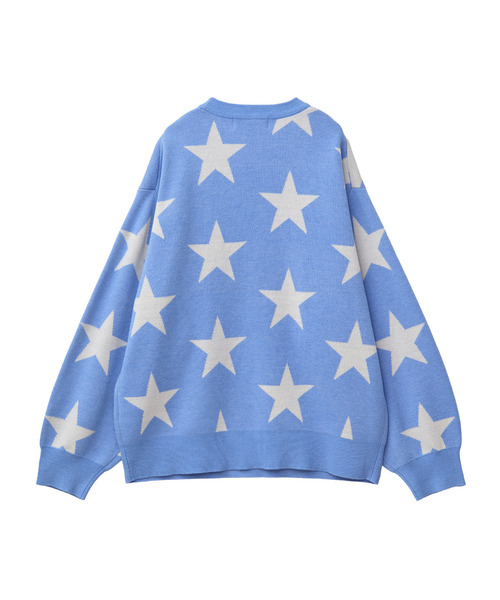 CONVERSE TOKYO(コンバーストウキョウ)の「STAR★ JACQUARD PULLOVER KNIT(ニット/セーター・レディース・サックスブルー/ピンク/杢グレー・MEDIUM/SMALL)」の18枚目の写真