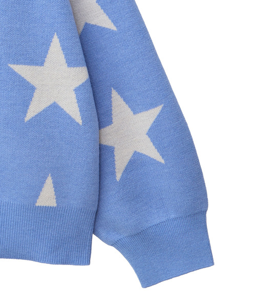 CONVERSE TOKYO(コンバーストウキョウ)の「STAR★ JACQUARD PULLOVER KNIT(ニット/セーター・レディース・サックスブルー/ピンク/杢グレー・MEDIUM/SMALL)」の16枚目の写真