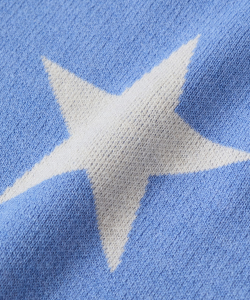 CONVERSE TOKYO(コンバーストウキョウ)の「STAR★ JACQUARD PULLOVER KNIT(ニット/セーター・レディース・サックスブルー/ピンク/杢グレー・MEDIUM/SMALL)」の14枚目の写真