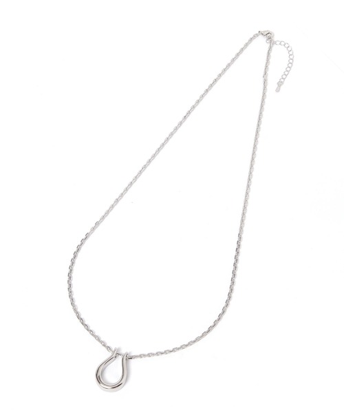 BAYFLOW（ベイフロー）の「グラスホルダー馬蹄ネックレス（ネックレス・メンズ・ライトグレー・FREE）」の2枚目の写真
