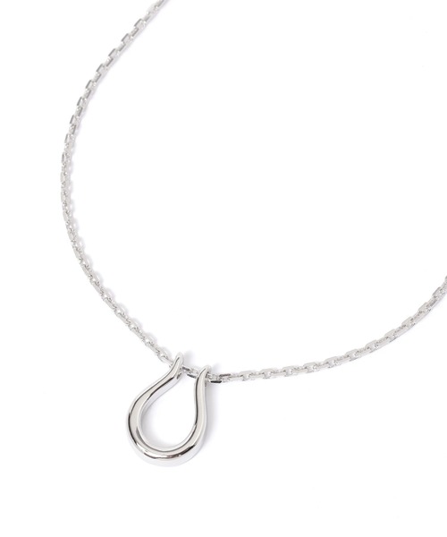 BAYFLOW（ベイフロー）の「グラスホルダー馬蹄ネックレス（ネックレス・メンズ・ライトグレー・FREE）」の5枚目の写真