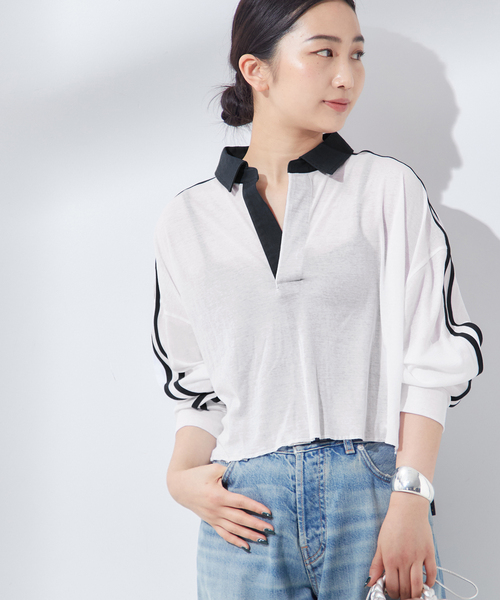 JOURNAL STANDARDエリツキ カットソー 2ラインラガーTシャツ